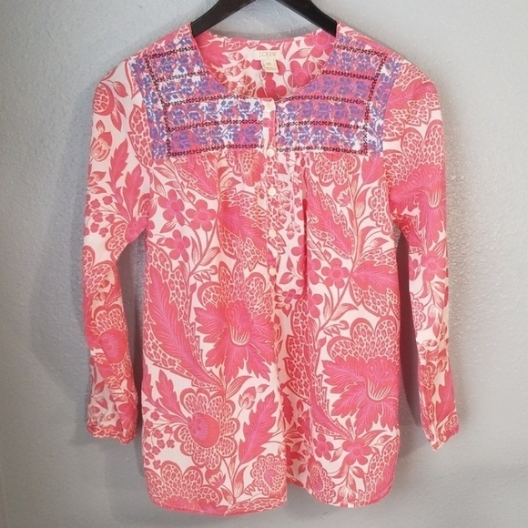 J.Crew Boho Blouse - Picture 5 of 8